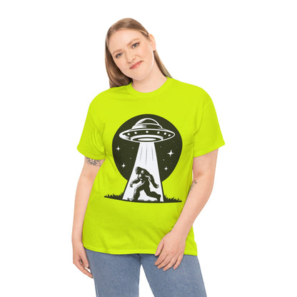 Bigfoot UFO Unisex Tee Graphic Design T-Shirt, GraphicTees, png, sublimation