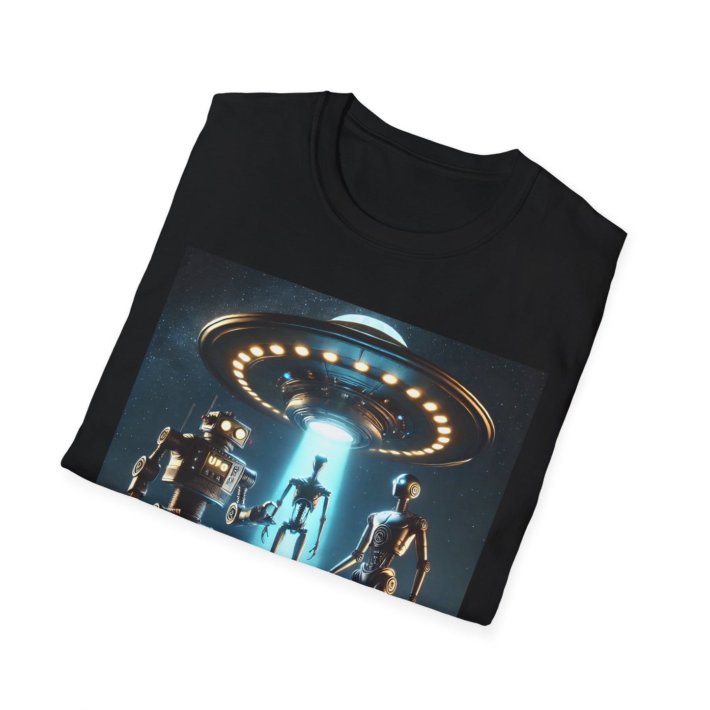 Retro Sci-Fi Unisex T-Shirt, Alien Design Shirt, Gift for Space Lovers, Cool Graphic Tee, Perfect for Sci-Fi Fans, Casual Wear