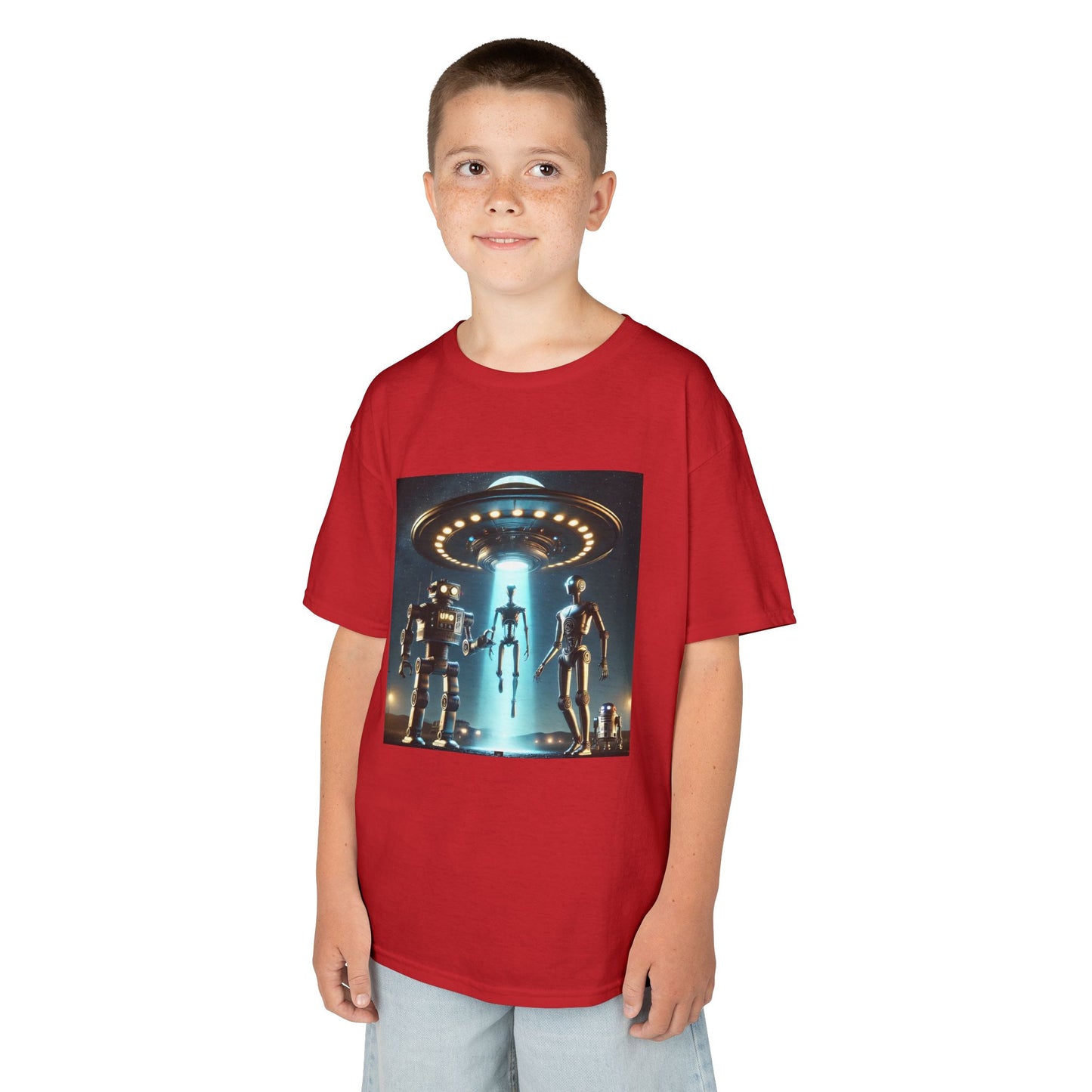 Alien Encounter Kids Tee, Fun Graphic Tee for Young Explorers, Perfect for Birthdays, Space Lovers, Casual Wear, Gift Idea