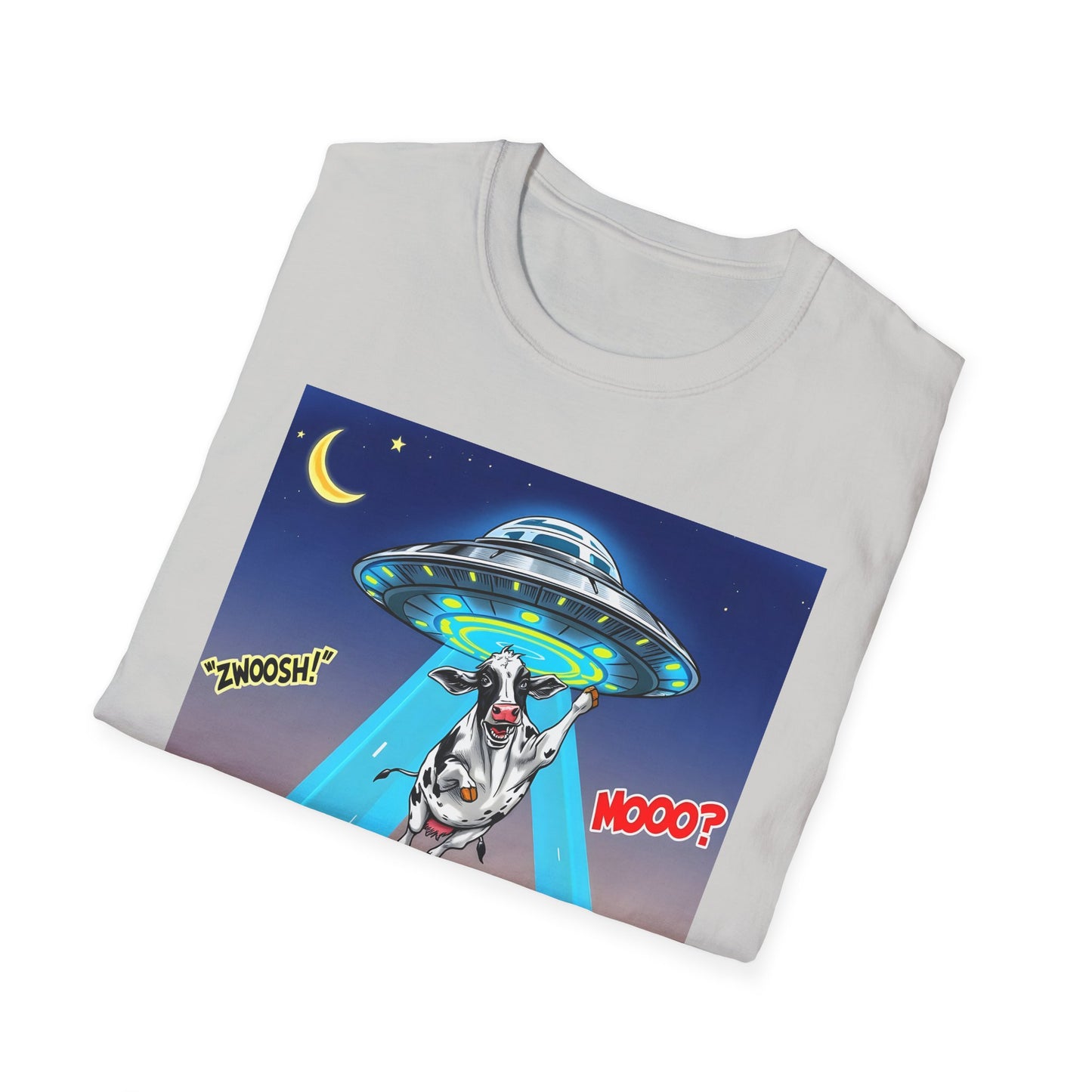 Got Milk? Funny Unisex Softstyle T-Shirt, Humorous Tee, Perfect for Cow Lovers, Milking Day, Farm-themed Gifts, Quirky Apparel, graphic