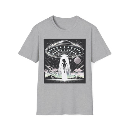 Cosmic Alien Abduction T-Shirt, Retro UFO Shirt, t-shirts, tshirts, Space Enthusiast Apparel, Graphic Tee, Gift for Sci-Fi Lovers, tees, png