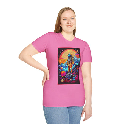 Astronaut Adventure T-Shirt | Cosmic Space Tee, Unisex Graphic Shirt, Gift for Space Lovers, Festival Wear, Outer Space Design
