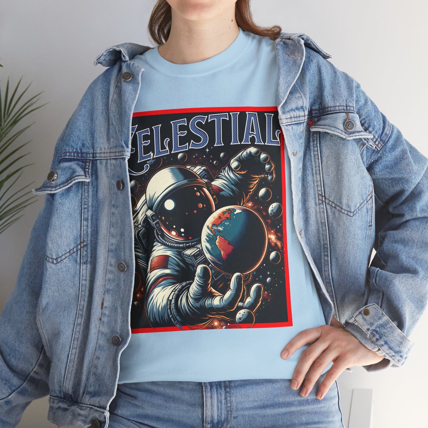 Celestial Astronaut Tee - Unisex Vintage Space Graphic T-Shirt, png, t-shirt, tshirts