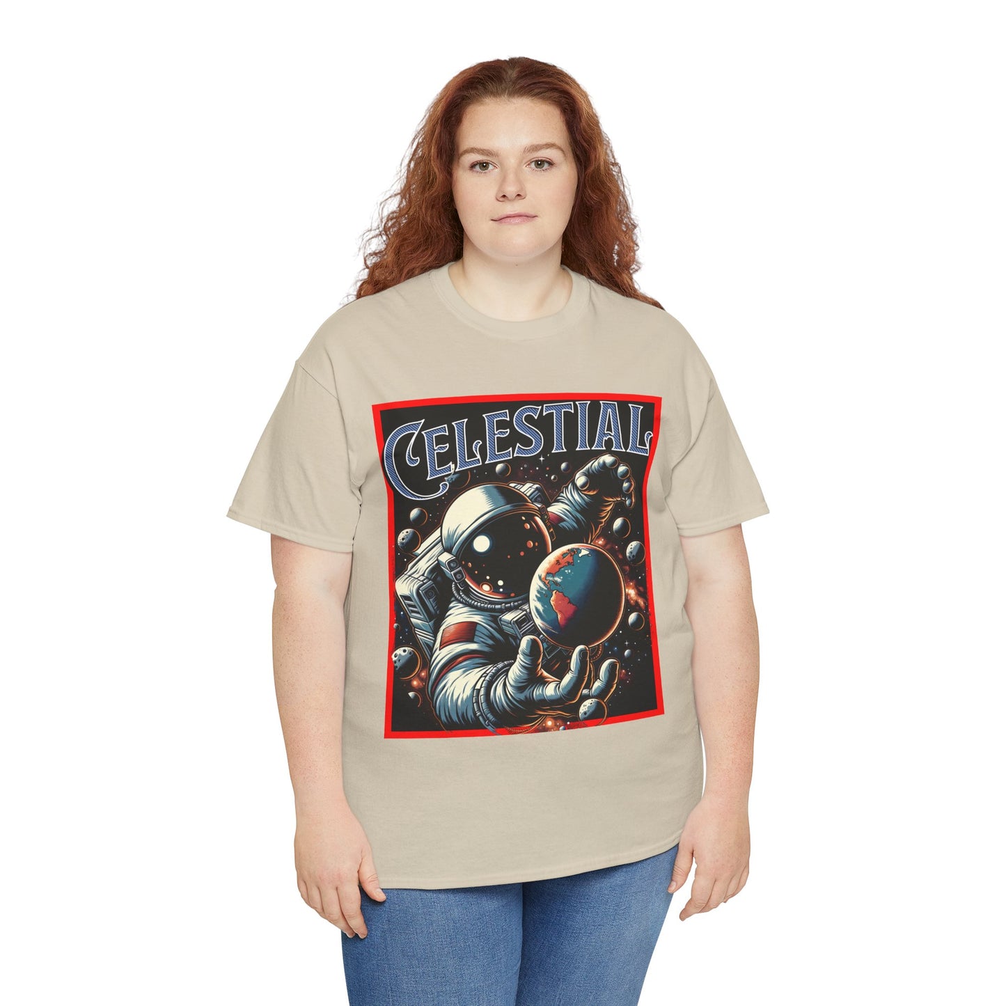 Celestial Astronaut Tee - Unisex Vintage Space Graphic T-Shirt, png, t-shirt, tshirts