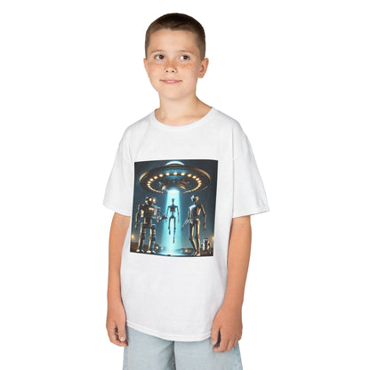 Alien Encounter Kids Tee, Fun Graphic Tee for Young Explorers, Perfect for Birthdays, Space Lovers, Casual Wear, Gift Idea