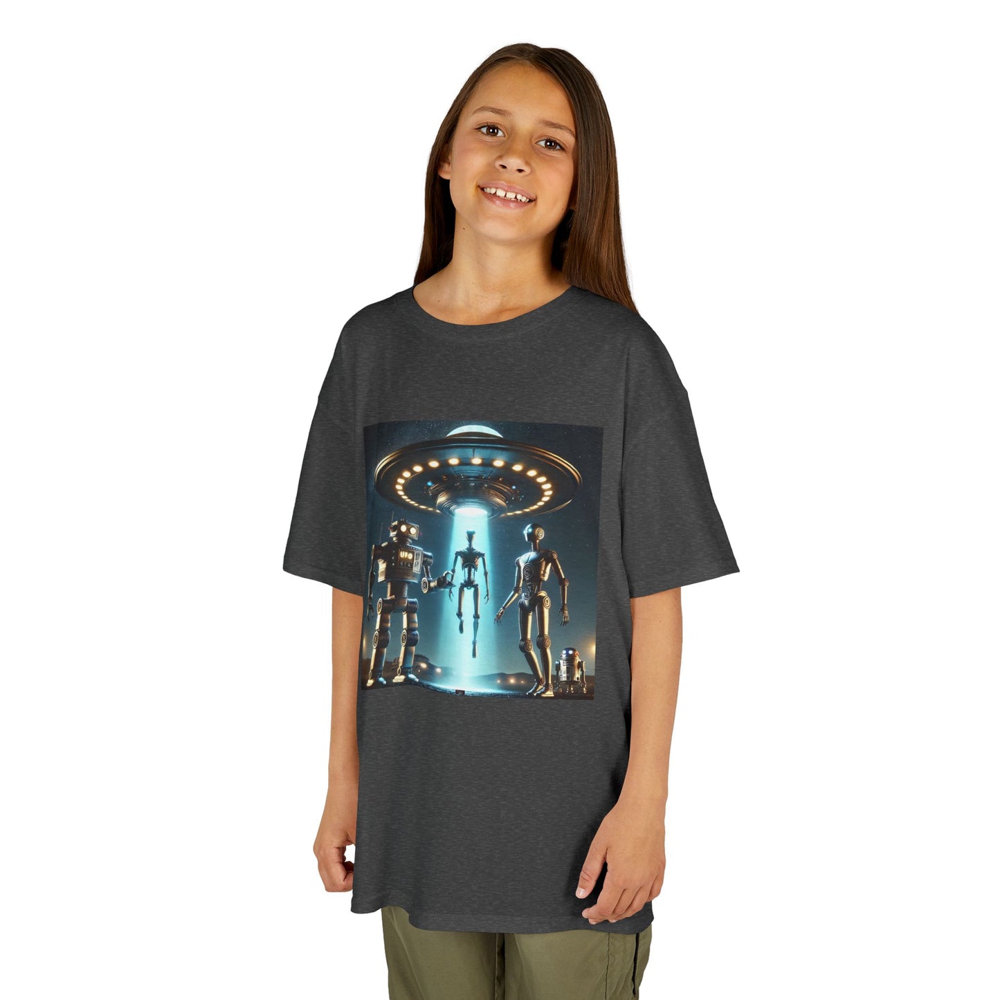 Alien Encounter Kids Tee, Fun Graphic Tee for Young Explorers, Perfect for Birthdays, Space Lovers, Casual Wear, Gift Idea