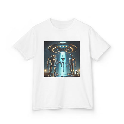 Alien Encounter Kids Tee, Fun Graphic Tee for Young Explorers, Perfect for Birthdays, Space Lovers, Casual Wear, Gift Idea