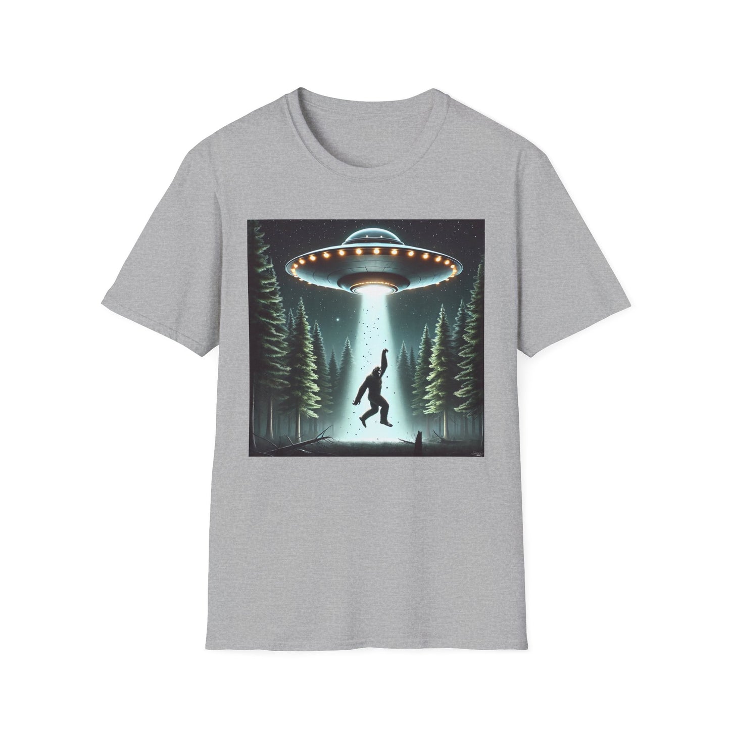 Funny UFO Abduction Unisex T-Shirt, Alien Theme Tee, Gift for Sci-Fi Lovers, Cool Graphic Shirt, Quirky Apparel, Unique Vintage Style