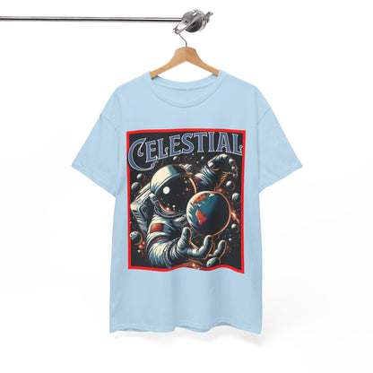 Celestial Astronaut Tee - Unisex Vintage Space Graphic T-Shirt, png, t-shirt, tshirts