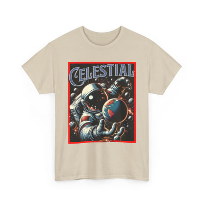 Celestial Astronaut Tee - Unisex Vintage Space Graphic T-Shirt, png, t-shirt, tshirts