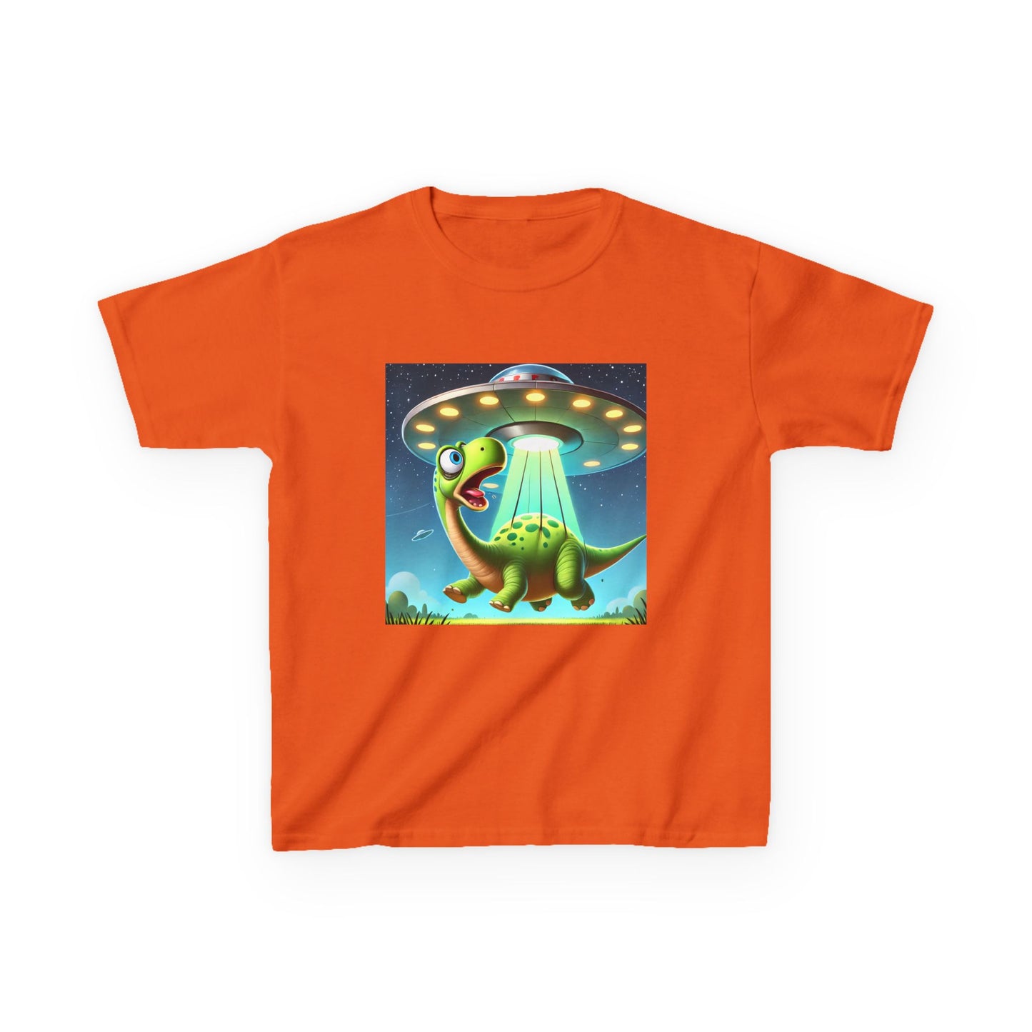 Dinosaur UFO Kids Tee, Fun Graphic Shirt for Boys and Girls, Perfect for Birthdays, Parties, Casual Wear, Gifts, tshirt, t-shirt, png, dino