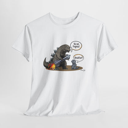 Godzilla, Son and SpaceX, Unisex Heavy Cotton Tee, print design, t-shirt, t-shirts, t-shirts, png, funny, cartoons, tee