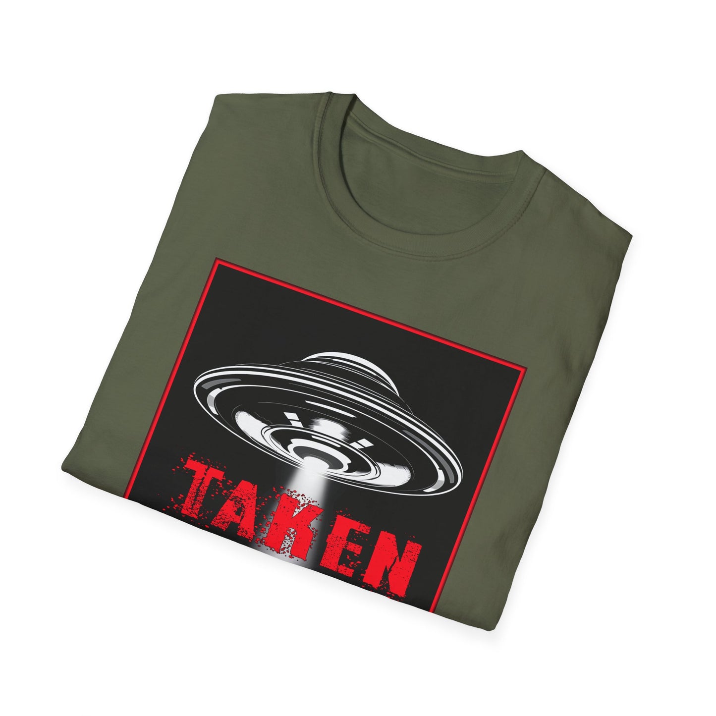 Taken, Alien Abduction, Unisex T-Shirt, Taken Graphic Tee, UFO Gift, Casual Wear, Sci-Fi Fan Apparel, Fun Statement Shirt, GraphicTees