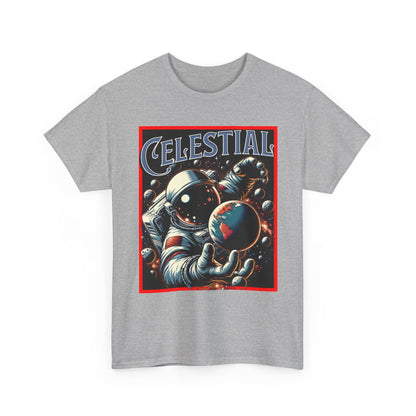 Celestial Astronaut Tee - Unisex Vintage Space Graphic T-Shirt, png, t-shirt, tshirts