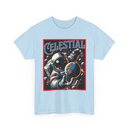 Celestial Astronaut Tee - Unisex Vintage Space Graphic T-Shirt, png, t-shirt, tshirts