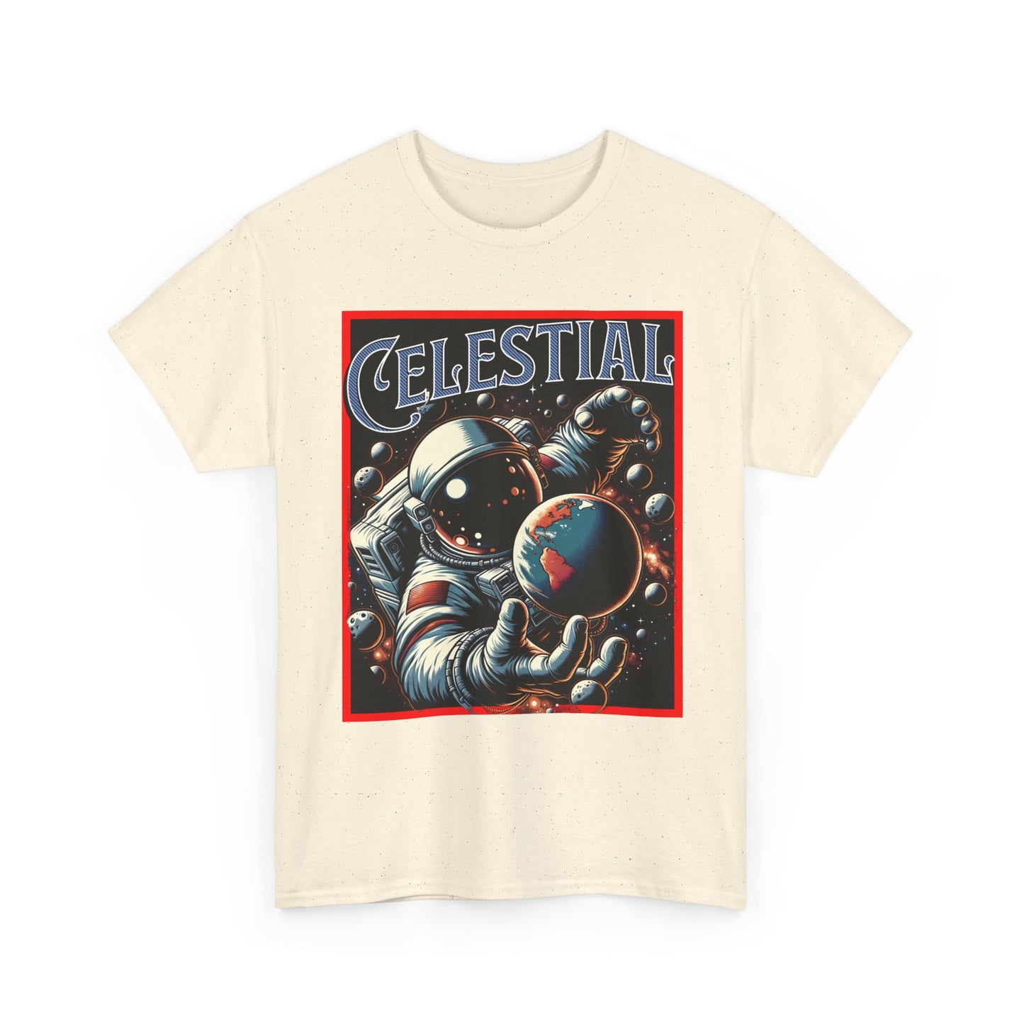 Celestial Astronaut Tee - Unisex Vintage Space Graphic T-Shirt, png, t-shirt, tshirts