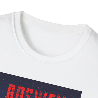 Roswell Alien Encounter Unisex T-Shirt, Retro Space UFO Tee, Sci-Fi Lovers Gift, Convention Wear, Extraterrestrial Tee, graphic design, png