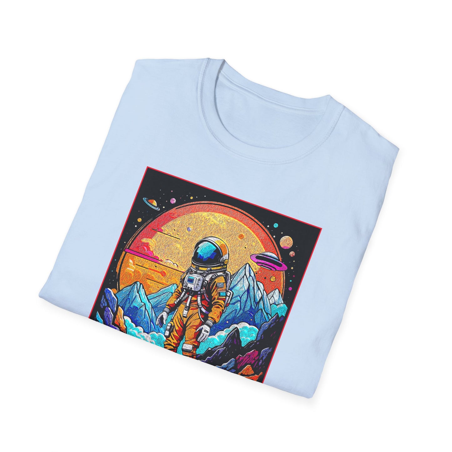Astronaut Adventure T-Shirt | Cosmic Space Tee, Unisex Graphic Shirt, Gift for Space Lovers, Festival Wear, Outer Space Design