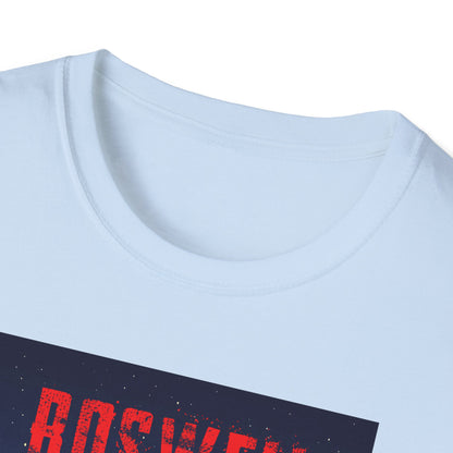 Roswell Alien Encounter Unisex T-Shirt, Retro Space UFO Tee, Sci-Fi Lovers Gift, Convention Wear, Extraterrestrial Tee, graphic design, png