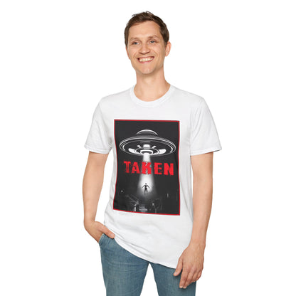 Taken, Alien Abduction, Unisex T-Shirt, Taken Graphic Tee, UFO Gift, Casual Wear, Sci-Fi Fan Apparel, Fun Statement Shirt, GraphicTees