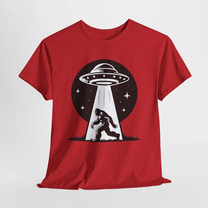 Bigfoot UFO Unisex Tee Graphic Design T-Shirt, GraphicTees, png, sublimation