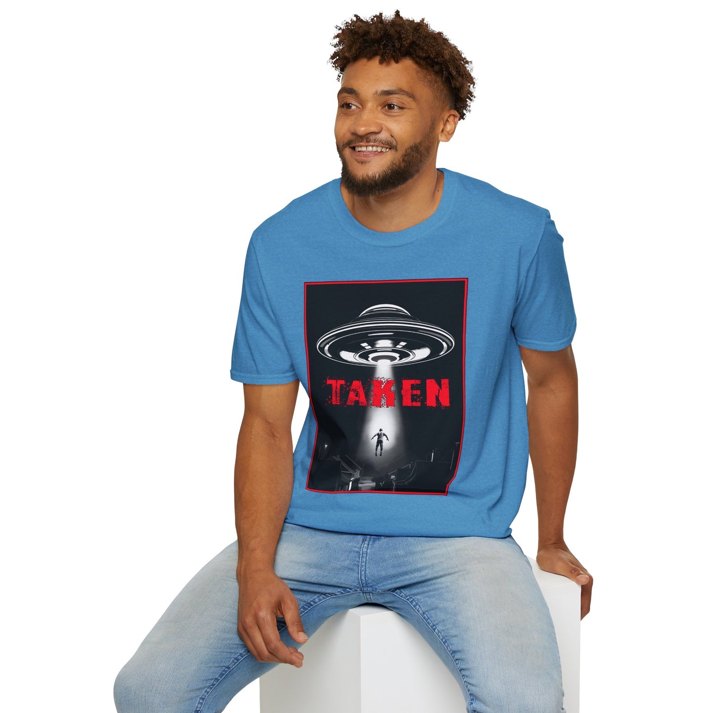 Taken, Alien Abduction, Unisex T-Shirt, Taken Graphic Tee, UFO Gift, Casual Wear, Sci-Fi Fan Apparel, Fun Statement Shirt, GraphicTees