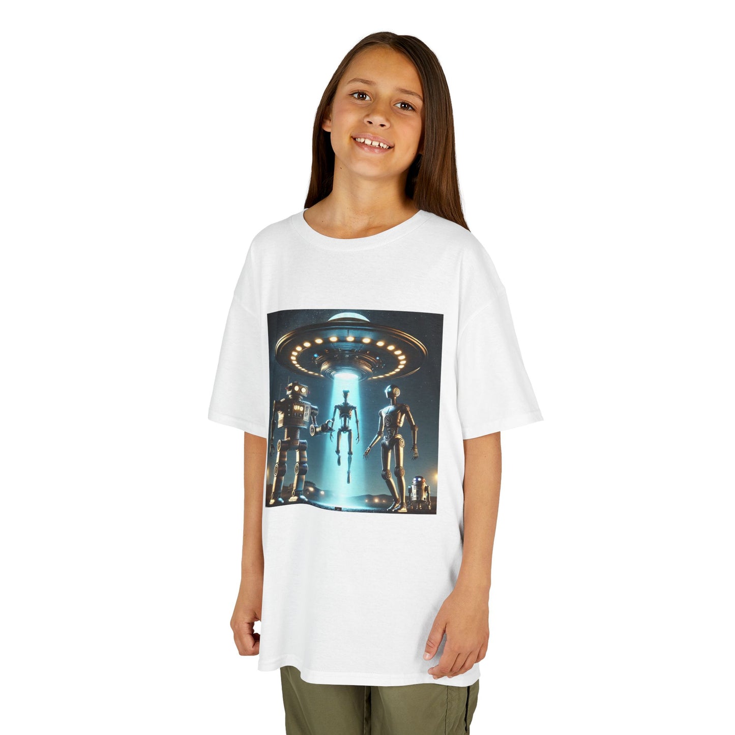 Alien Encounter Kids Tee, Fun Graphic Tee for Young Explorers, Perfect for Birthdays, Space Lovers, Casual Wear, Gift Idea
