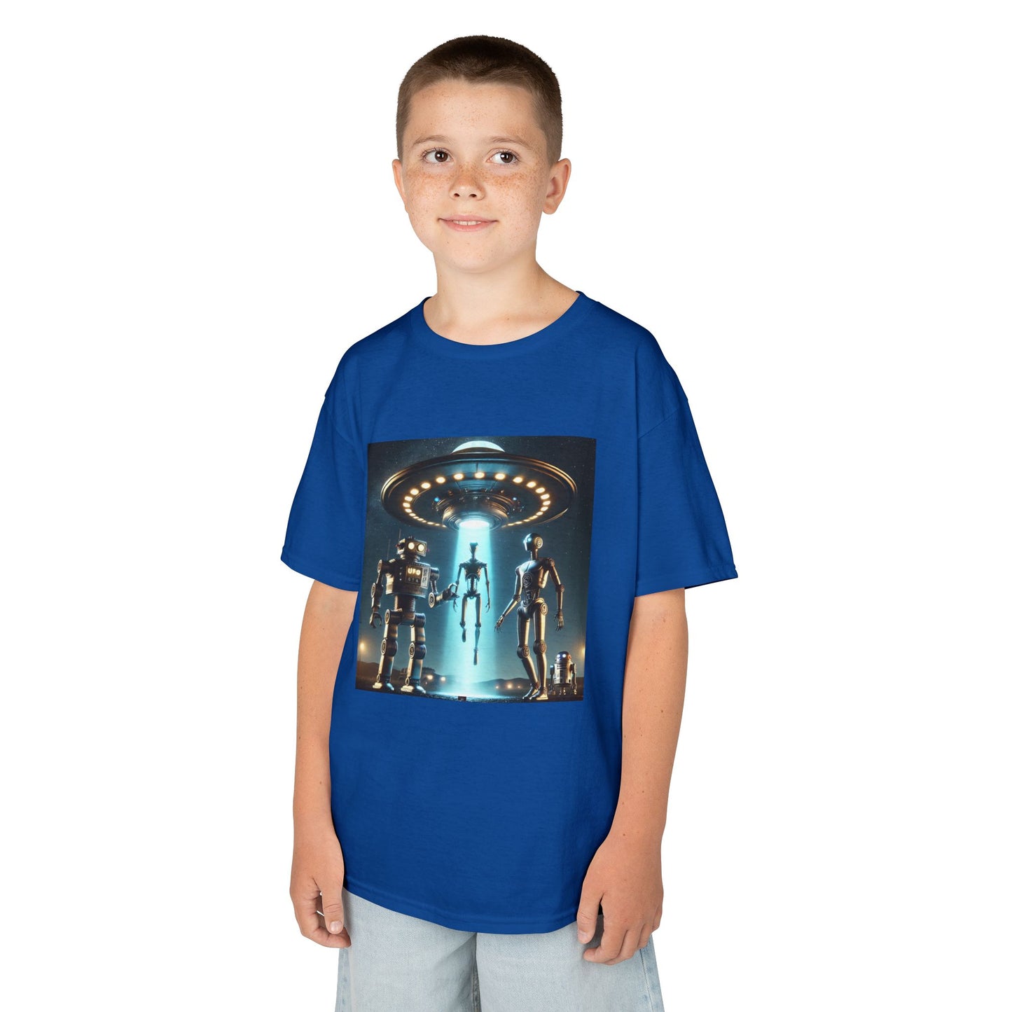 Alien Encounter Kids Tee, Fun Graphic Tee for Young Explorers, Perfect for Birthdays, Space Lovers, Casual Wear, Gift Idea
