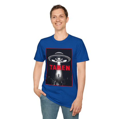 Taken, Alien Abduction, Unisex T-Shirt, Taken Graphic Tee, UFO Gift, Casual Wear, Sci-Fi Fan Apparel, Fun Statement Shirt, GraphicTees