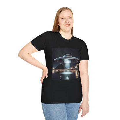 Las Vegas UFO, Vintage UFO Graphic Unisex T-Shirt, Retro Tee for Sci-Fi Lovers, Gift for Space Enthusiasts, Cool Alien Design, Unique Casual Wear