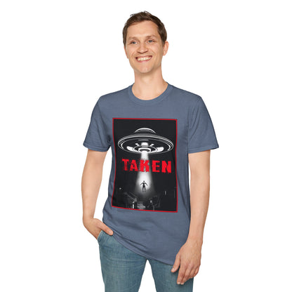 Taken, Alien Abduction, Unisex T-Shirt, Taken Graphic Tee, UFO Gift, Casual Wear, Sci-Fi Fan Apparel, Fun Statement Shirt, GraphicTees