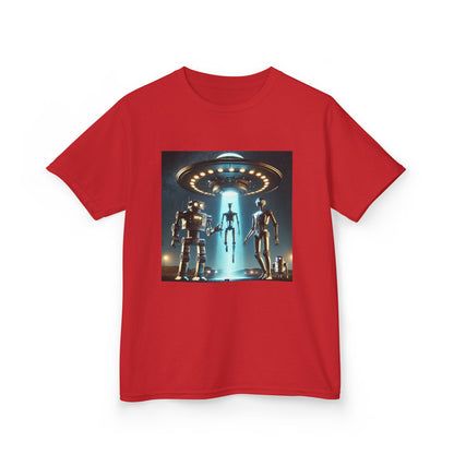 Alien Encounter Kids Tee, Fun Graphic Tee for Young Explorers, Perfect for Birthdays, Space Lovers, Casual Wear, Gift Idea