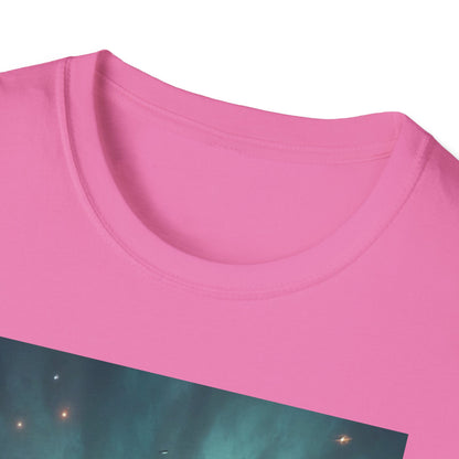 Roswell City Limits, Alien Sunset Softstyle T-Shirt | Unisex Graphic Tee, UFO Theme Shirt, Casual, Gift for Sci-Fi Lovers, Summer Fashion