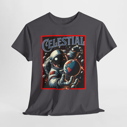Celestial Astronaut Tee - Unisex Vintage Space Graphic T-Shirt, png, t-shirt, tshirts