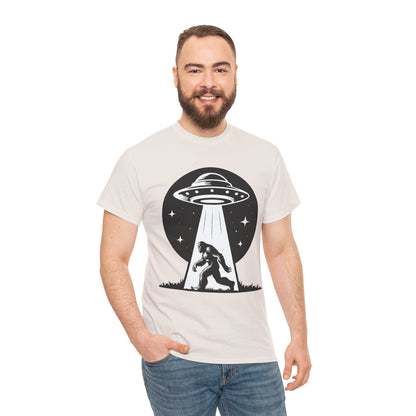 Bigfoot UFO Unisex Tee Graphic Design T-Shirt, GraphicTees, png, sublimation