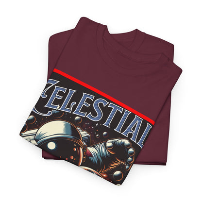 Celestial Astronaut Tee - Unisex Vintage Space Graphic T-Shirt, png, t-shirt, tshirts