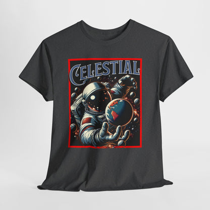 Celestial Astronaut Tee - Unisex Vintage Space Graphic T-Shirt, png, t-shirt, tshirts