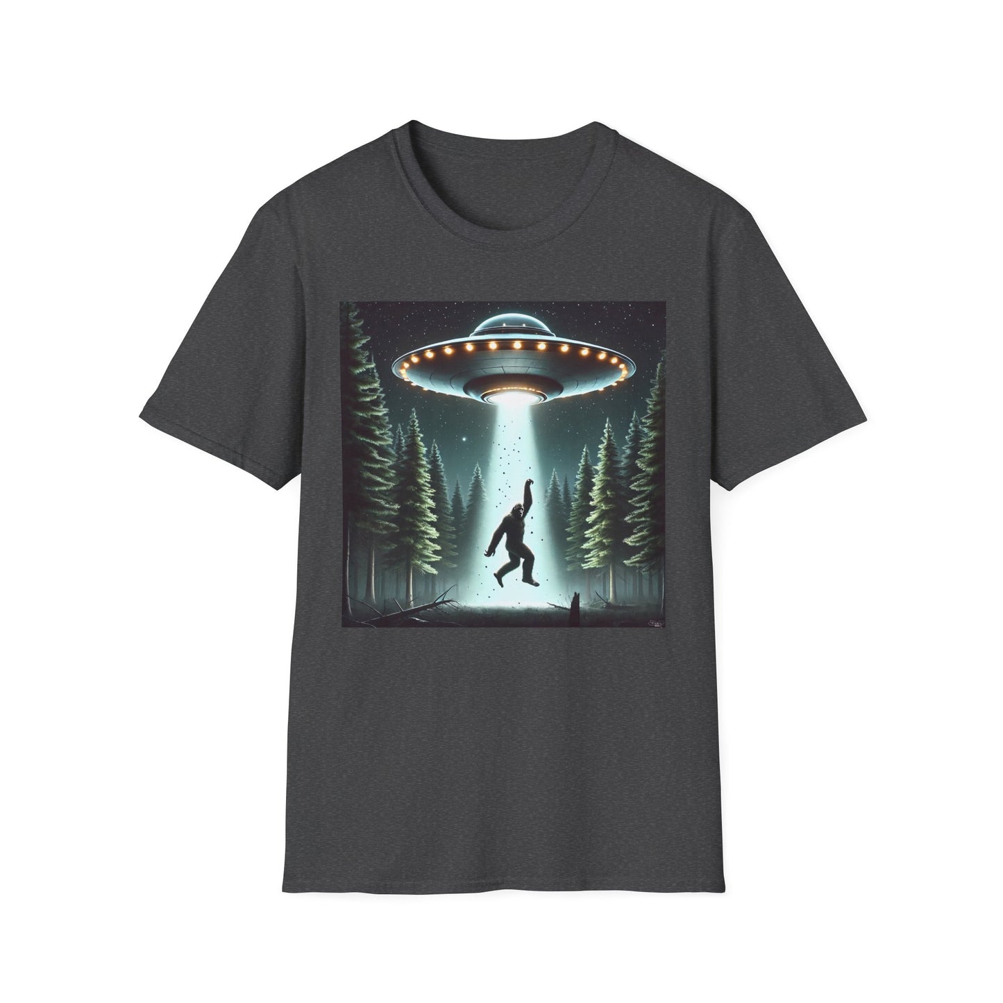 Funny UFO Abduction Unisex T-Shirt, Alien Theme Tee, Gift for Sci-Fi Lovers, Cool Graphic Shirt, Quirky Apparel, Unique Vintage Style