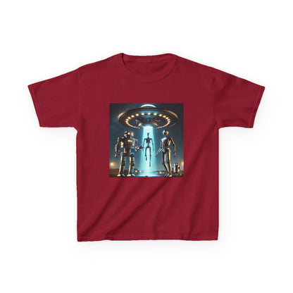 Alien Encounter Kids Tee, Fun Graphic Tee for Young Explorers, Perfect for Birthdays, Space Lovers, Casual Wear, Gift Idea