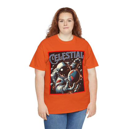 Celestial Astronaut Tee - Unisex Vintage Space Graphic T-Shirt, png, t-shirt, tshirts
