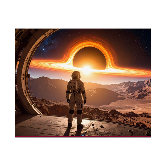 Astronaut Satin Blackhole Poster, Space Wall Art Decor, Sci-Fi Room Decoration, Galaxy Artwork, Gift for Space Lovers, t-shirts, tshirts, tees