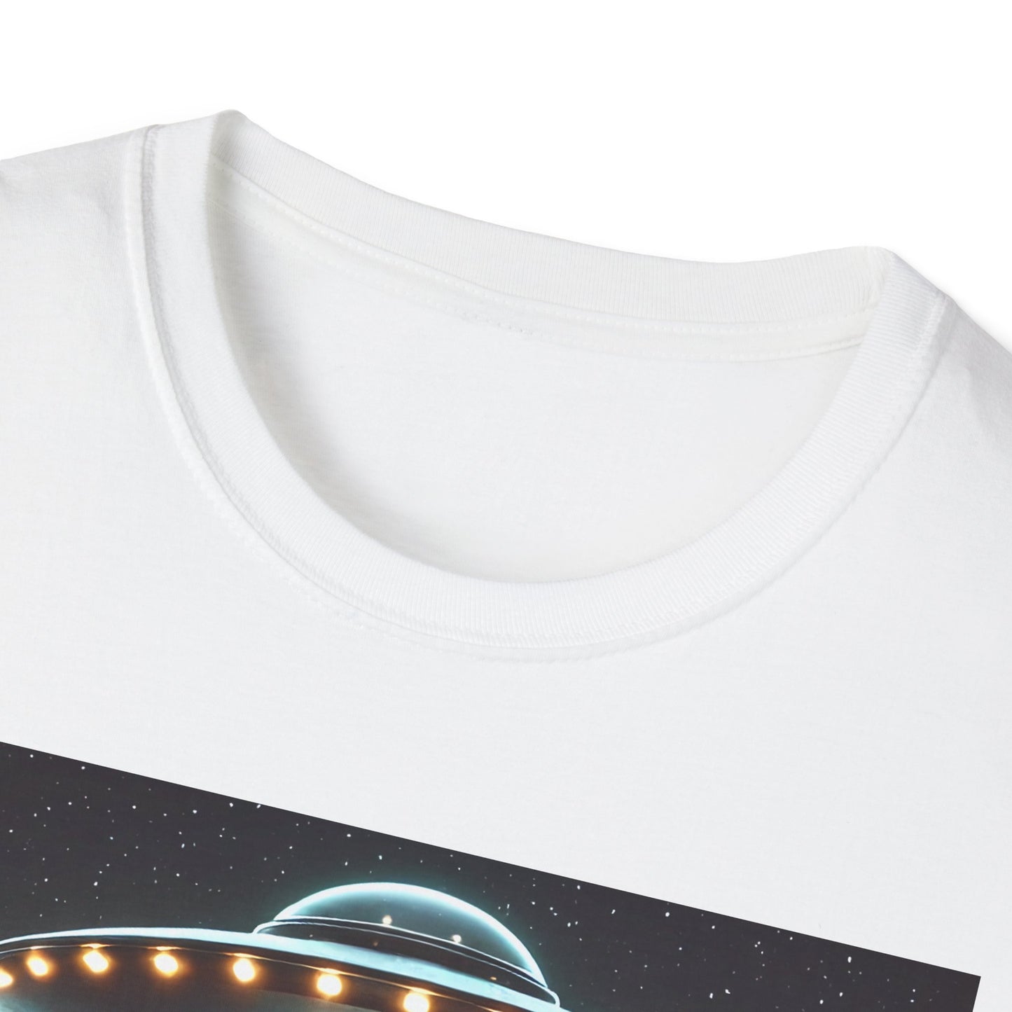 Funny UFO Abduction Unisex T-Shirt, Alien Theme Tee, Gift for Sci-Fi Lovers, Cool Graphic Shirt, Quirky Apparel, Unique Vintage Style