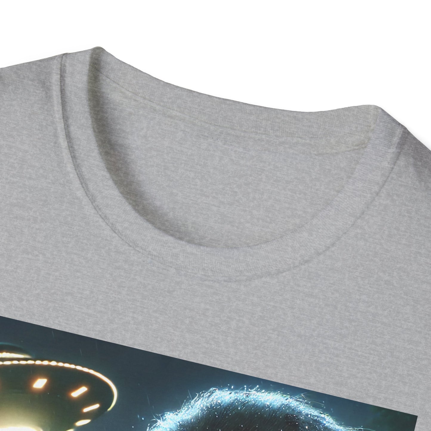 Bigfoot UFO Unisex T-Shirt, Funny Graphic Tee, Gift for Alien Lovers, Unique Summer Shirt, Casual Everyday Wear, t-shirt, tshirts, party, png, tshirt