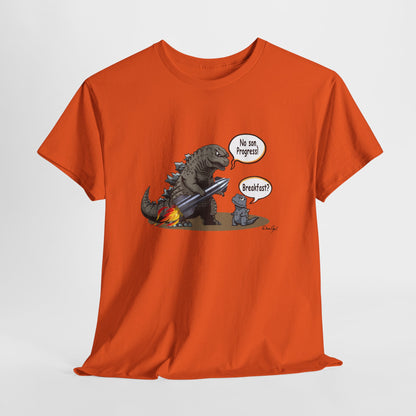 Godzilla, Son and SpaceX, Unisex Heavy Cotton Tee, print design, t-shirt, t-shirts, t-shirts, png, funny, cartoons, tee