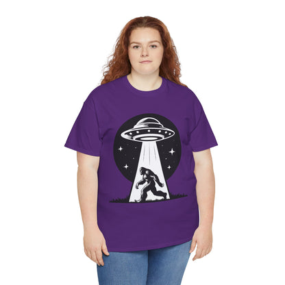 Bigfoot UFO Unisex Tee Graphic Design T-Shirt, GraphicTees, png, sublimation