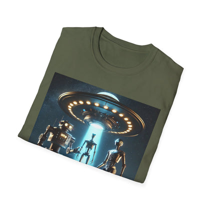 Retro Sci-Fi Unisex T-Shirt, Alien Design Shirt, Gift for Space Lovers, Cool Graphic Tee, Perfect for Sci-Fi Fans, Casual Wear
