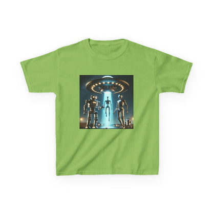 Alien Encounter Kids Tee, Fun Graphic Tee for Young Explorers, Perfect for Birthdays, Space Lovers, Casual Wear, Gift Idea