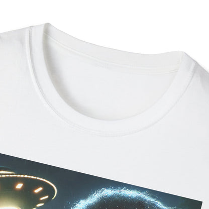 Bigfoot UFO Unisex T-Shirt, Funny Graphic Tee, Gift for Alien Lovers, Unique Summer Shirt, Casual Everyday Wear, t-shirt, tshirts, party, png, tshirt