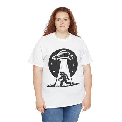 Bigfoot UFO Unisex Tee Graphic Design T-Shirt, GraphicTees, png, sublimation