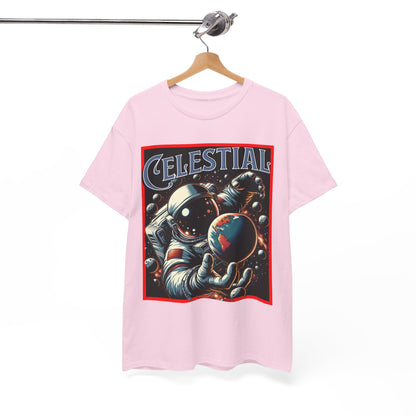 Celestial Astronaut Tee - Unisex Vintage Space Graphic T-Shirt, png, t-shirt, tshirts